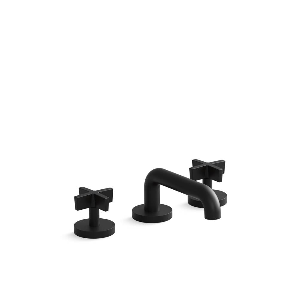 Kallista P24491-CR One Lavatory Bathroom Sink Faucet, Low Spout, Cross Handles