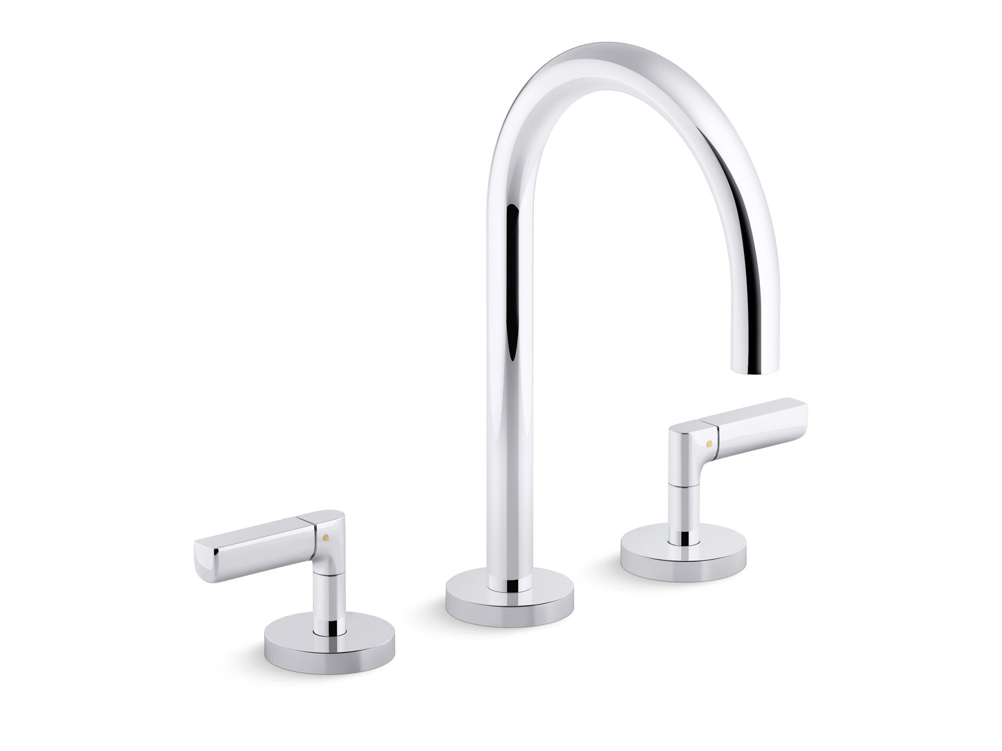 Kallista P23348-LV One Nazaré® Sink Faucet Gooseneck Spout Lever Handles