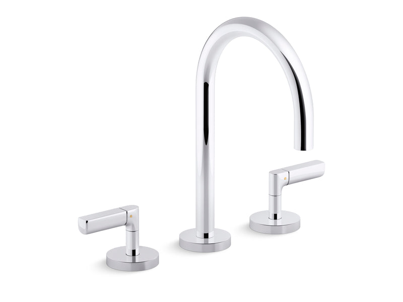 Kallista P23348-LV One Nazaré® Sink Faucet Gooseneck Spout Lever Handles