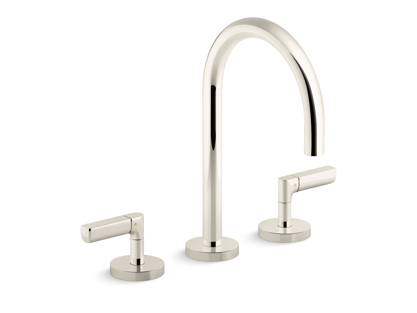 Kallista P23348-LV One Nazaré® Sink Faucet Gooseneck Spout Lever Handles