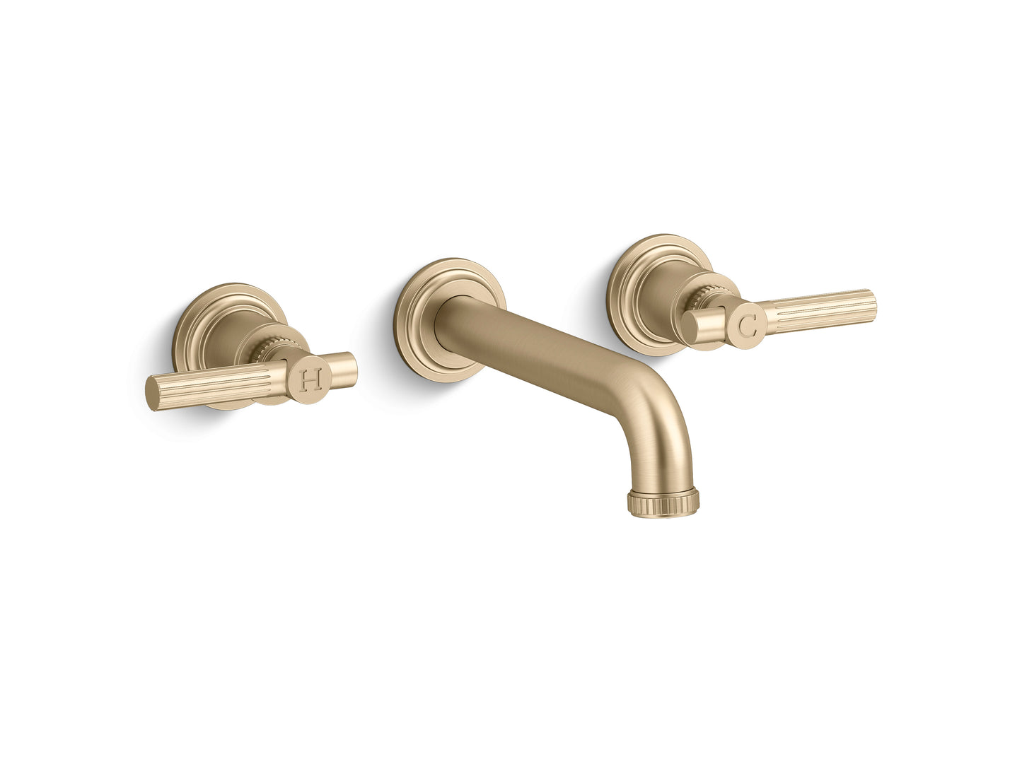 Kallista P21223-LV Central Park West  Wall-Mount Lavatory Bathroom Sink Faucet, Lever Handles - Parent