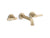 Kallista P21223-LV Central Park West  Wall-Mount Lavatory Bathroom Sink Faucet, Lever Handles - Parent