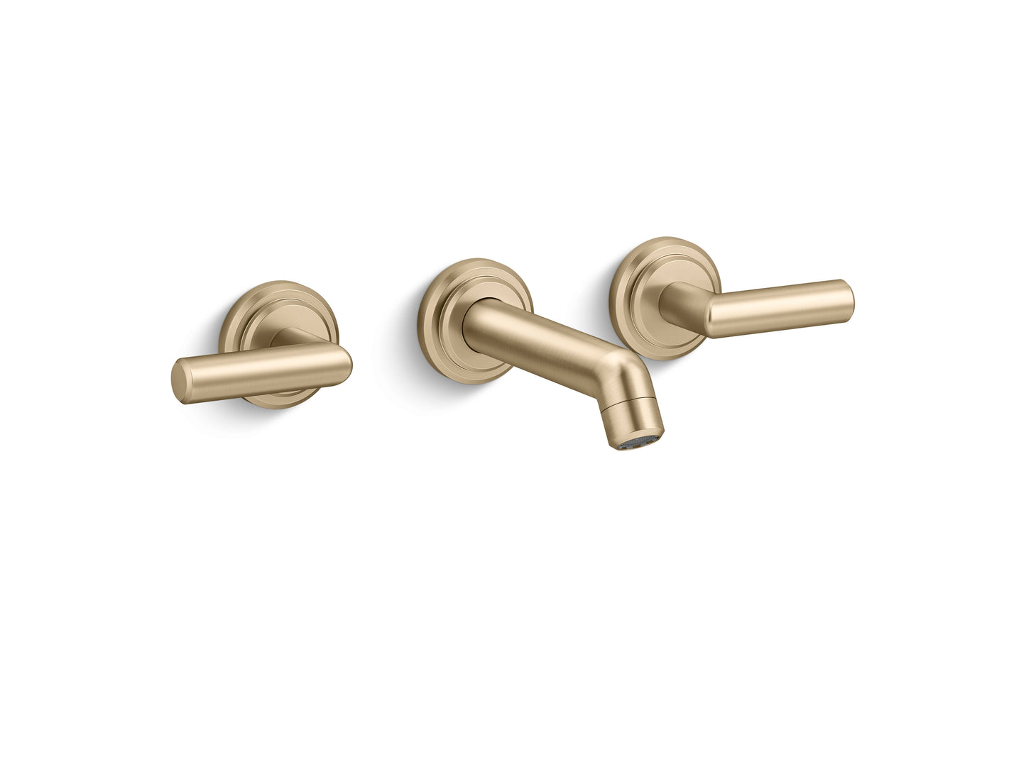 Kallista P24911-LV Pure Paletta Wall-Mount Lavatory Bathroom Sink Faucet, Lever Handles - Parent