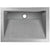 Linkasink AC01UM Henry Concrete Rectangle Sloped With Grate Recess Sink