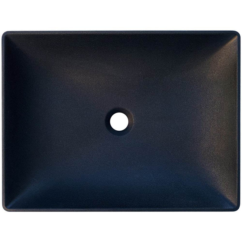 Linkasink AC02 Lily Concrete Rectangle Semi-Recessed Vessel Sink - Parent