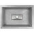 Linkasink AC05DI Oliver Concrete Rectangle Sink With Grate Recess