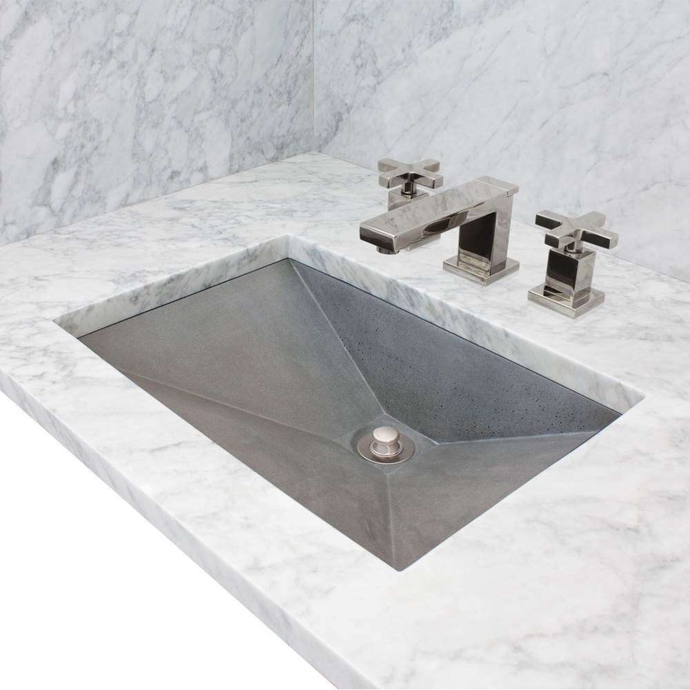 Linkasink AC06UM Rider Concrete Rectangle Sloped Sink
