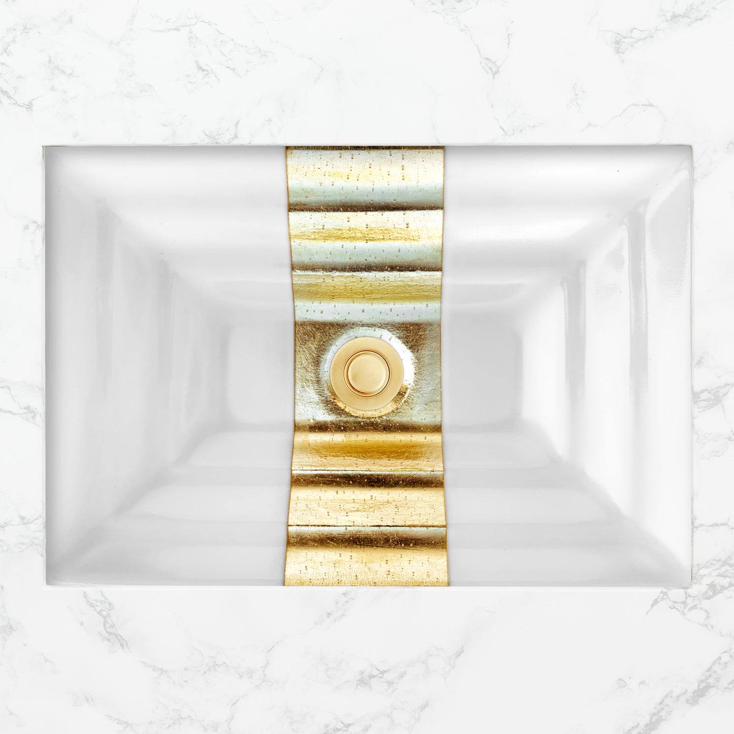 Linkasink AG11C-01 Glomis Ribbon Large Rectangular