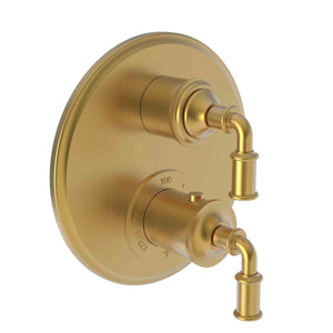 Newport Brass 3-2943TR Taft 1/2" Round Thermostatic Trim Plate With Handles