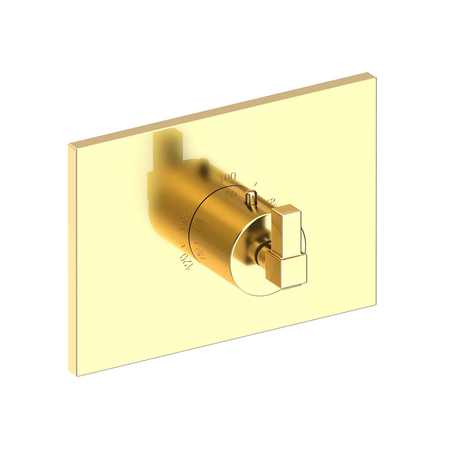 Newport Brass 3-3144TS Malvina 3/4" Square Thermostatic Trim Plate With Handle - Parent
