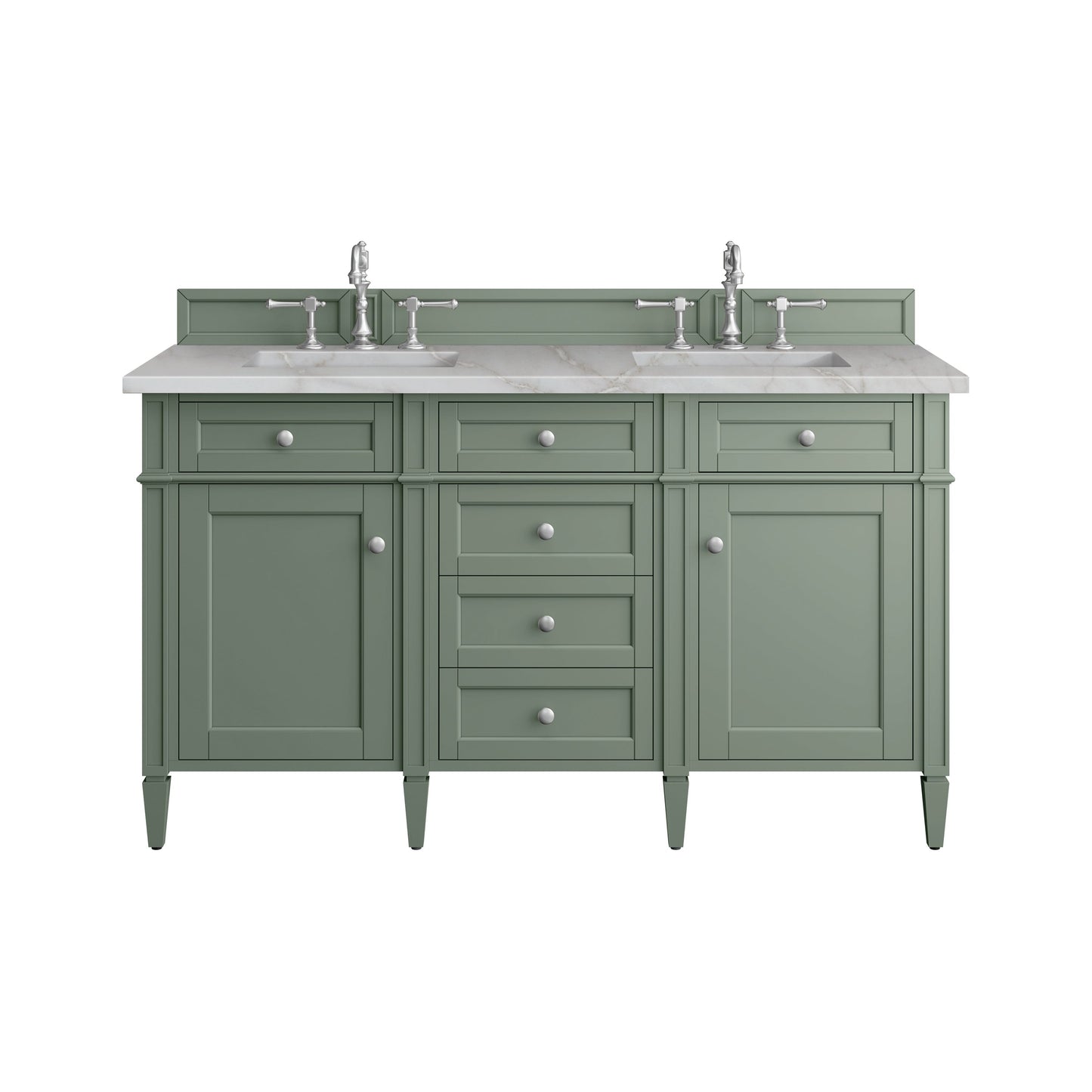 James Martin Brittany 60" Double Vanity Cabinet