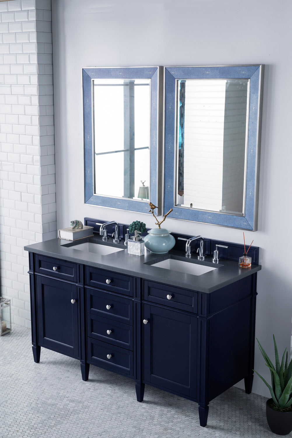 James Martin Brittany 60" Double Vanity Cabinet