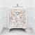 Linkasink VAN24W-029 Shell With 3" Artisan Glass Hardware 24" Wide Vanity, 24" X 22" X 33.5" (Without Vanity Top)