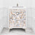 Linkasink VAN24W-029 Shell With 3" Artisan Glass Hardware 24" Wide Vanity, 24" X 22" X 33.5" (Without Vanity Top)