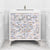 Linkasink VAN30W-029 Shell With 3" Artisan Glass Hardware 30" Wide Vanity, 30" X 22" X 33.5" (Without Vanity Top)