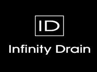 Infinity Drain ND 5-2H  5" x 5" ND 5 Complete Kit with Lines Pattern Decorative Plate  with Cast Iron Drain Body for Hot Mop, 2" Outlet