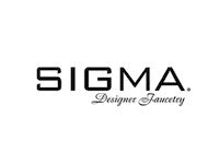 Sigma 1-0096910 Butler Mill 1/2'' Exposed Thermostatic Shower Set With Small Offset Lever