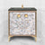 Linkasink VAN30A1-029 Shell With 3" Artisan Glass Prism Hardware 30" Wide Vanity, 30" X 22" X 33.5" (Without Vanity Top) - Parent