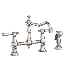 Load image into Gallery viewer, Newport Brass 9462 Chesterfield Kitchen Bridge Faucet With Side Spray