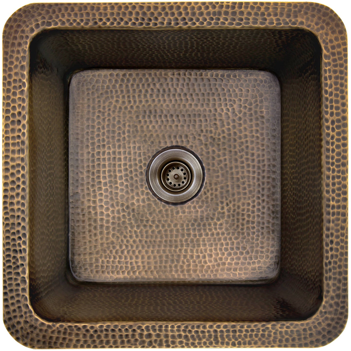Linkasink C005-2 Hammered Small Square With 2 Drain Opening - Parent