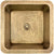 Linkasink C005 Hammered Small Square