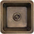 Linkasink C006 Hammered Small Square With 3.5 Drain Opening - Parent