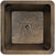 Linkasink C007-2 Hammered Large Square With 2 Drain Opening - Parent