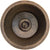 Linkasink C017 Hammered Small Round Flat Bottom Bar/Utility, 3.5 Drain Opening - Parent