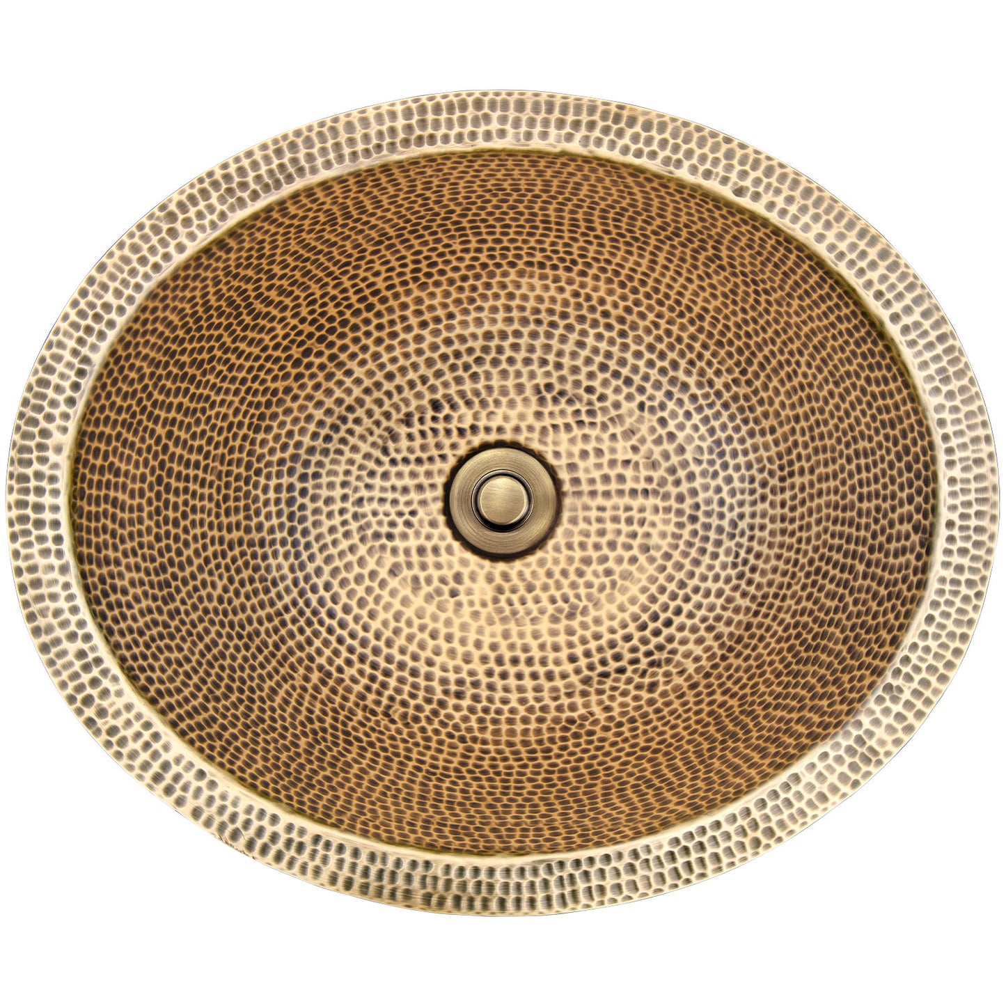 Linkasink C023 Hammered Small Oval