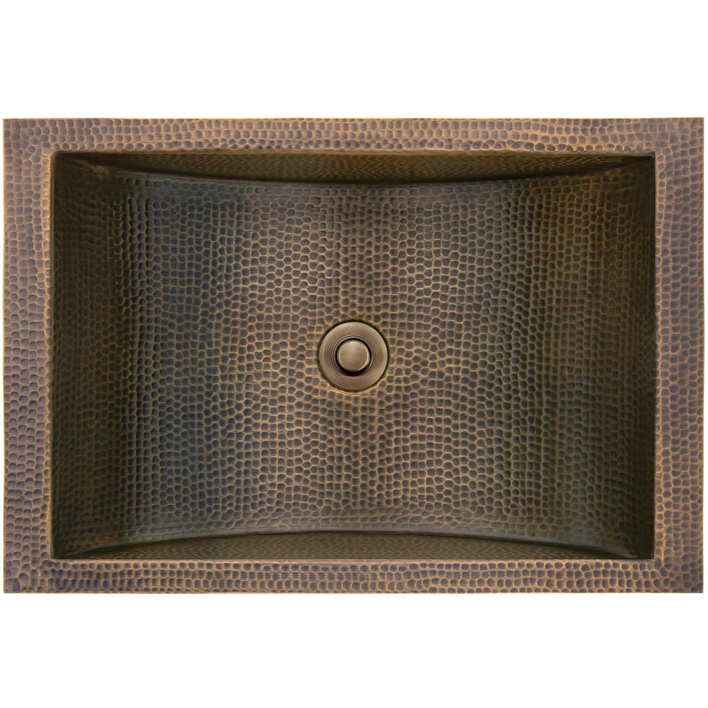 Linkasink C052 Hammered Rectangular Crescent - Parent