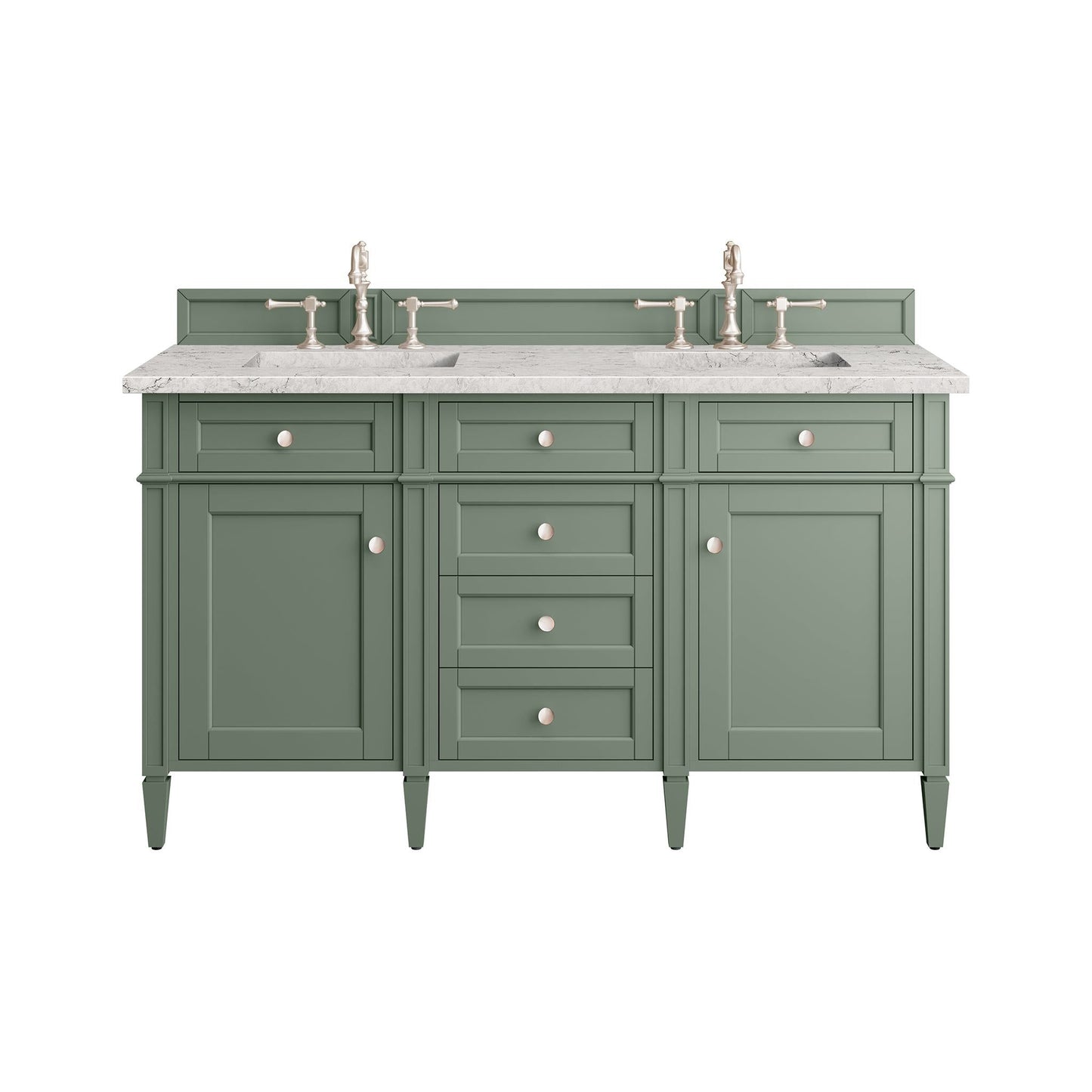 James Martin Brittany 60" Double Vanity Cabinet