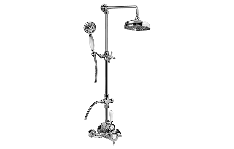 Graff CD2.02-C2S Adley Exposed Thermostatic Shower System With Handshower - Parent