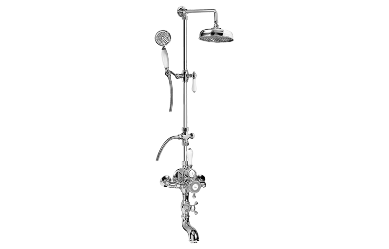 Graff CD4.01-LC1S Exposed Thermostatic Shower System With Handshower