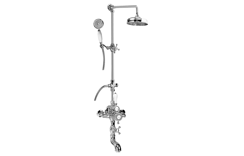 Graff CD4.02-C2S Adley Exposed Thermostatic Tub and Shower System With Handshower - Parent