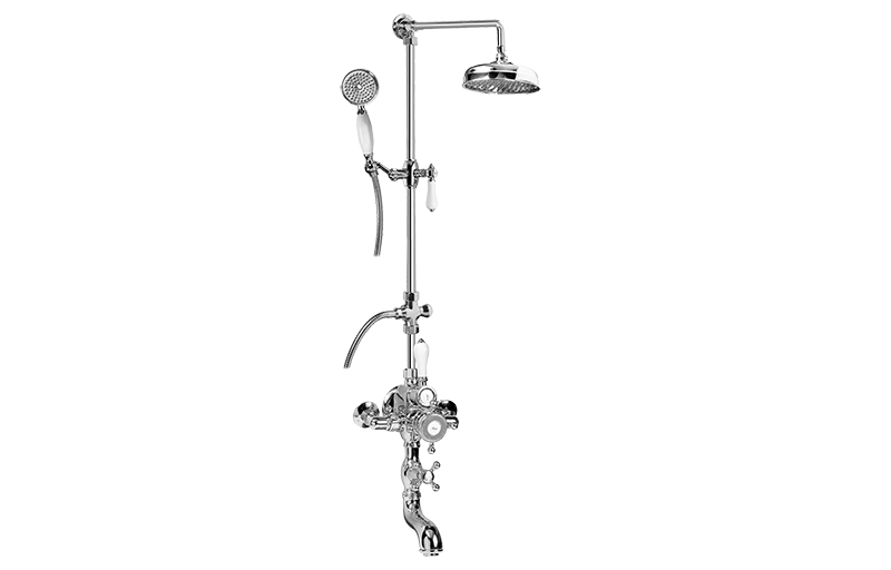 Graff CD4.02-LC1S Adley Exposed Thermostatic Tub and Shower System With Handshower - Parent