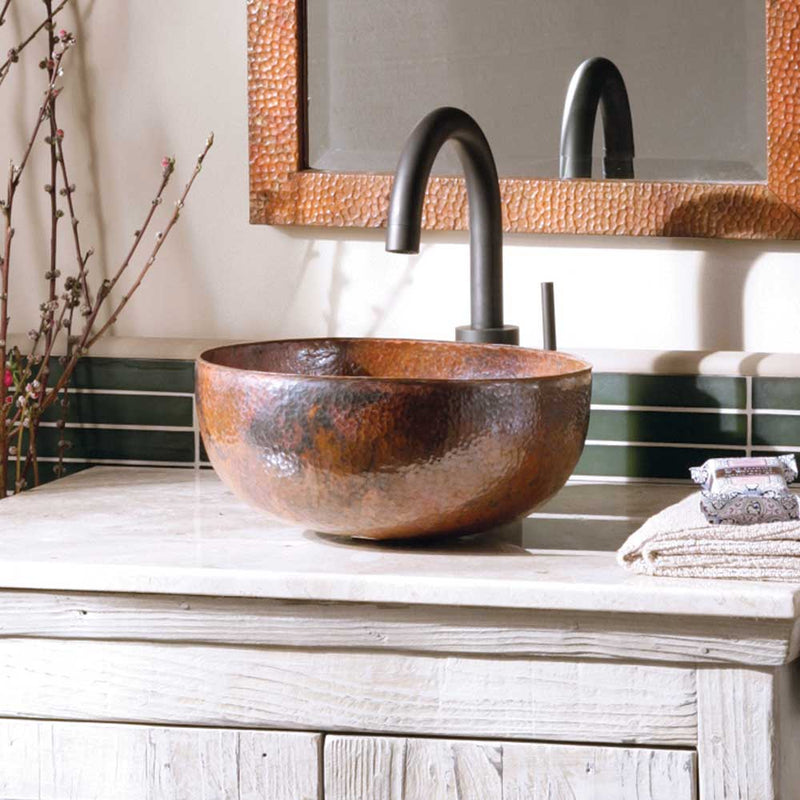 Native Trails CPS266 Maestro Petit Bathroom Sink in Antique Copper