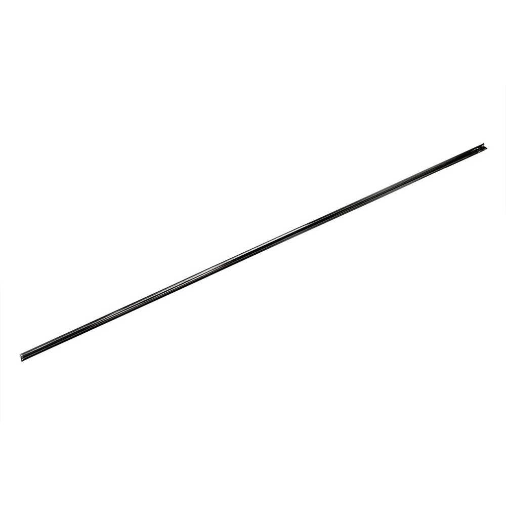 Infinity Drain CT 72 BK 72" Stainless Steel Channel Trim in Matte Black