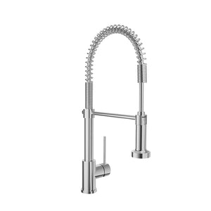 BARiL CUI-9181-47L Industrial Style Single Hole Kitchen Faucet With 2-Function Spray