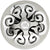 Linkasink D012-SCR01-N Hawaiian Quilt Grid Strainer - Hammered Finish, Sphere Screw, No Overflow