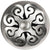 Linkasink D012-SCR01-N Hawaiian Quilt Grid Strainer - Hammered Finish, Sphere Screw, No Overflow