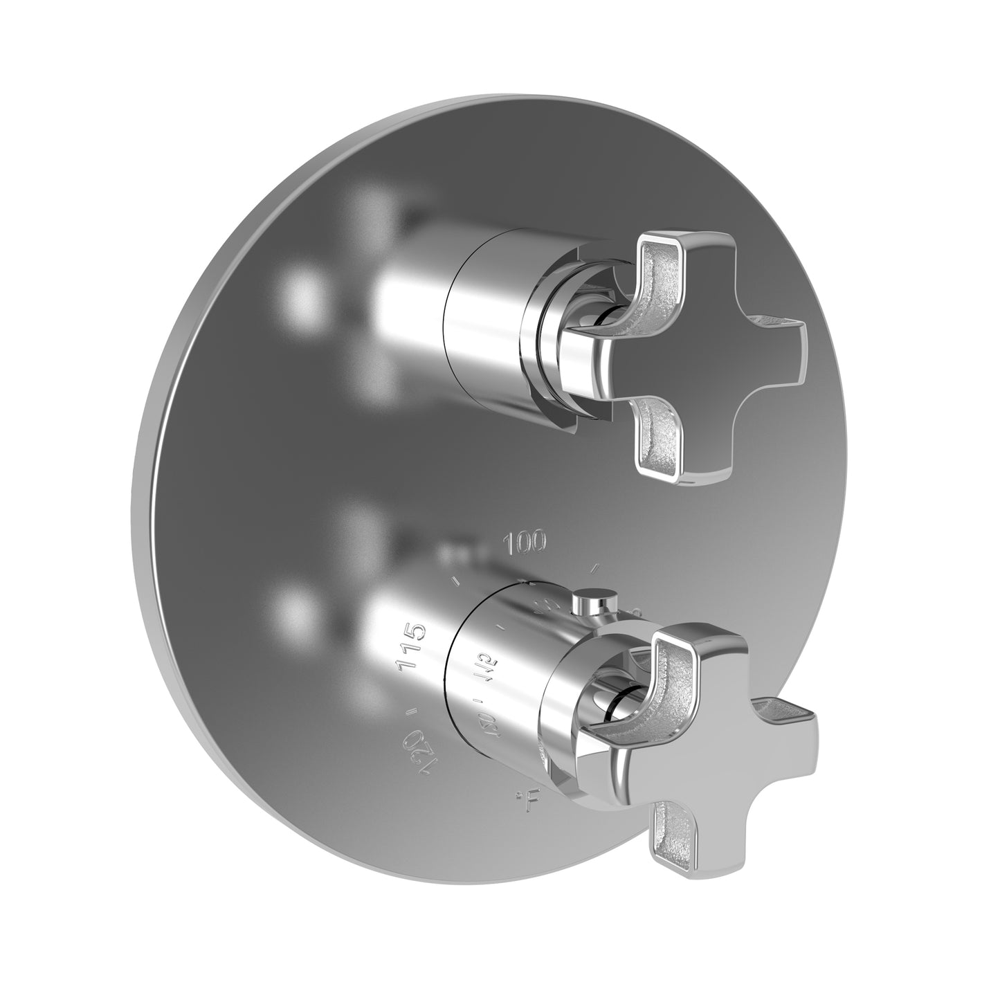 Newport Brass 3-3283TR Griffey 1/2" Round Thermostatic Trim Plate with Handle