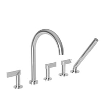 Load image into Gallery viewer, Newport Brass 3-2487 Priya Roman Tub Faucet With Hand Shower
