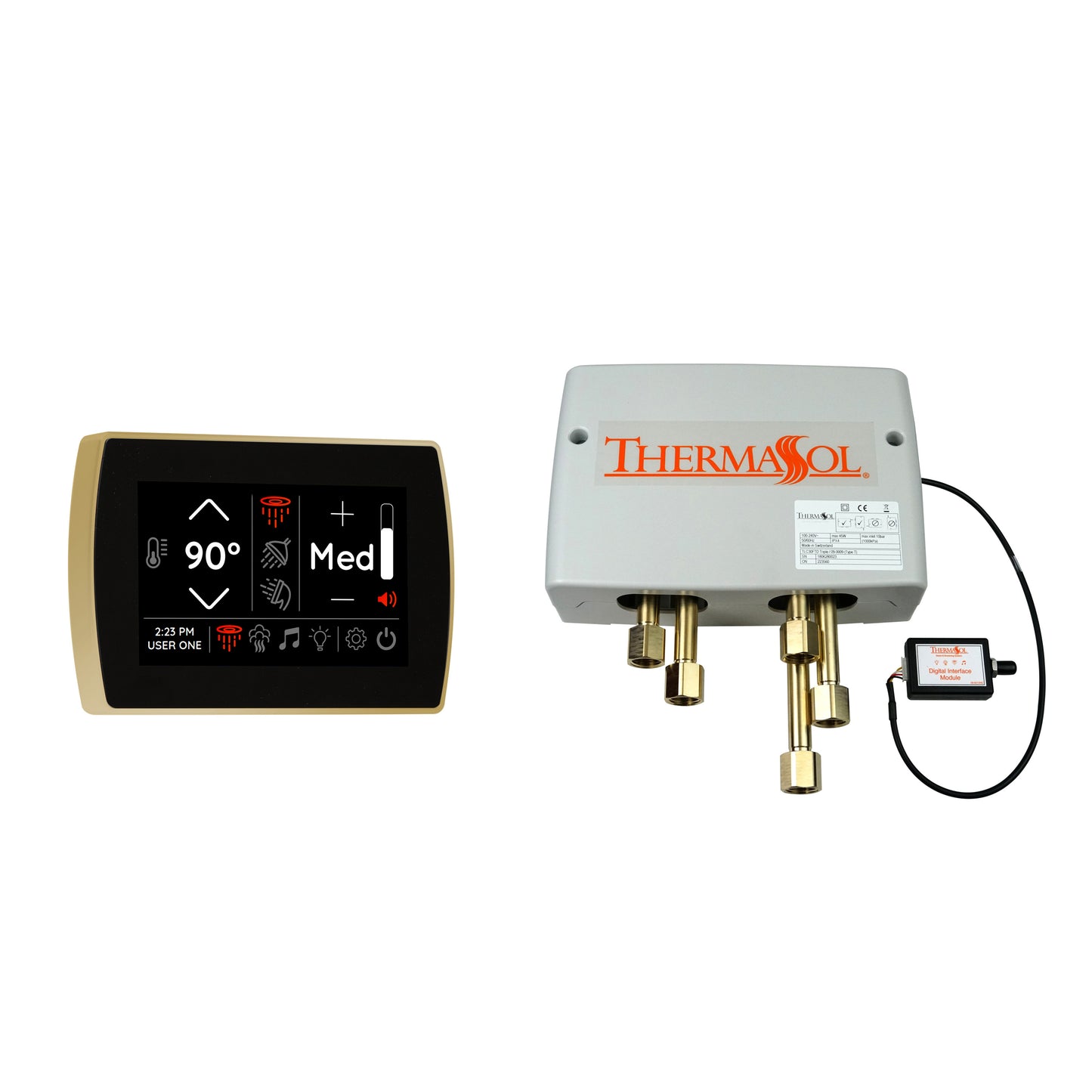 Thermasol DSP-SIGF - Digital Shower Package with Flushmount SignaTouch