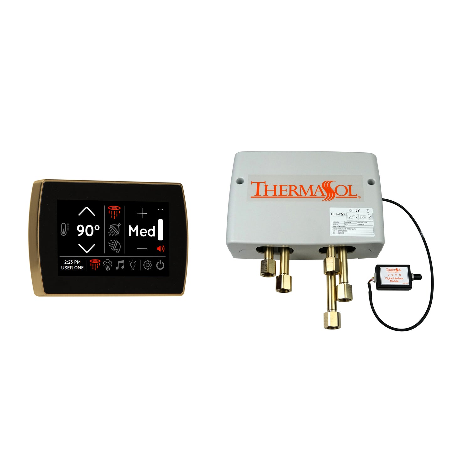 Thermasol DSP-SIGF - Digital Shower Package with Flushmount SignaTouch