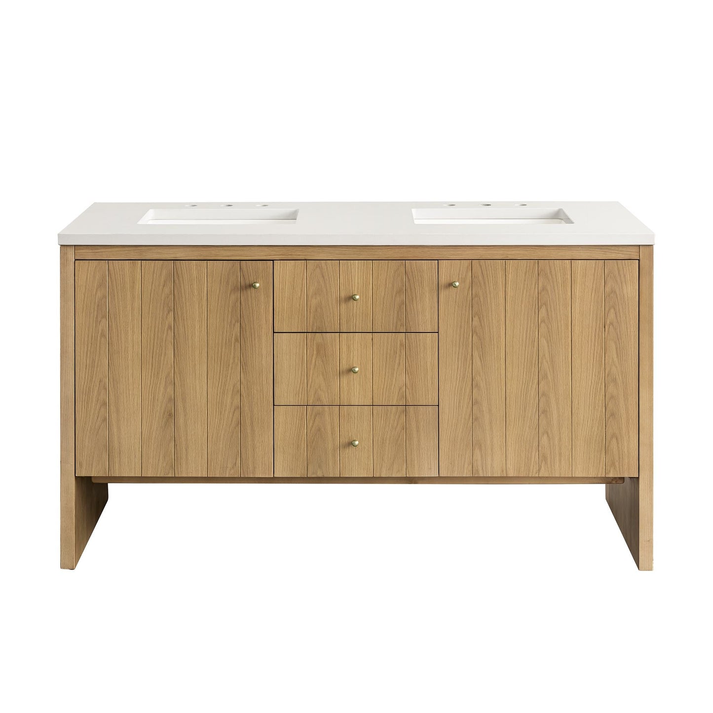 James Martin 435-V60D Hudson 60" Double Vanity Cabinet