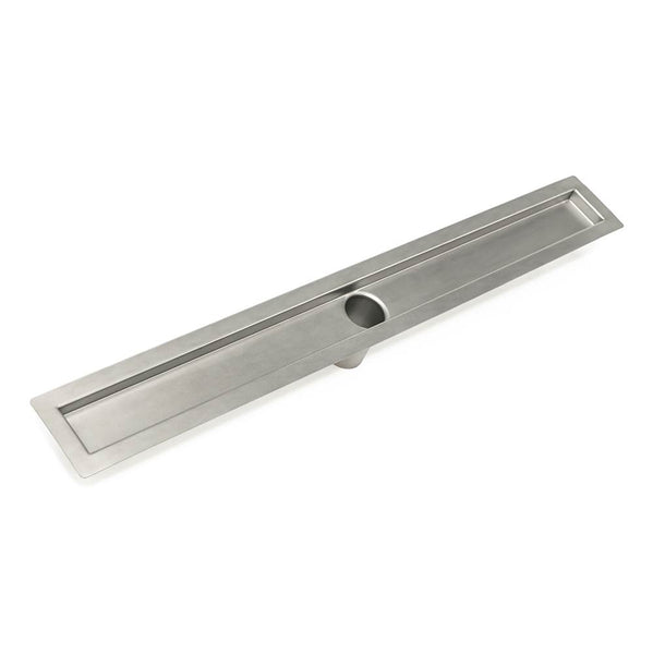 Infinity Drain FC 6536 SS 36" FC 65 Stainless Steel Channel w/2" Outlet