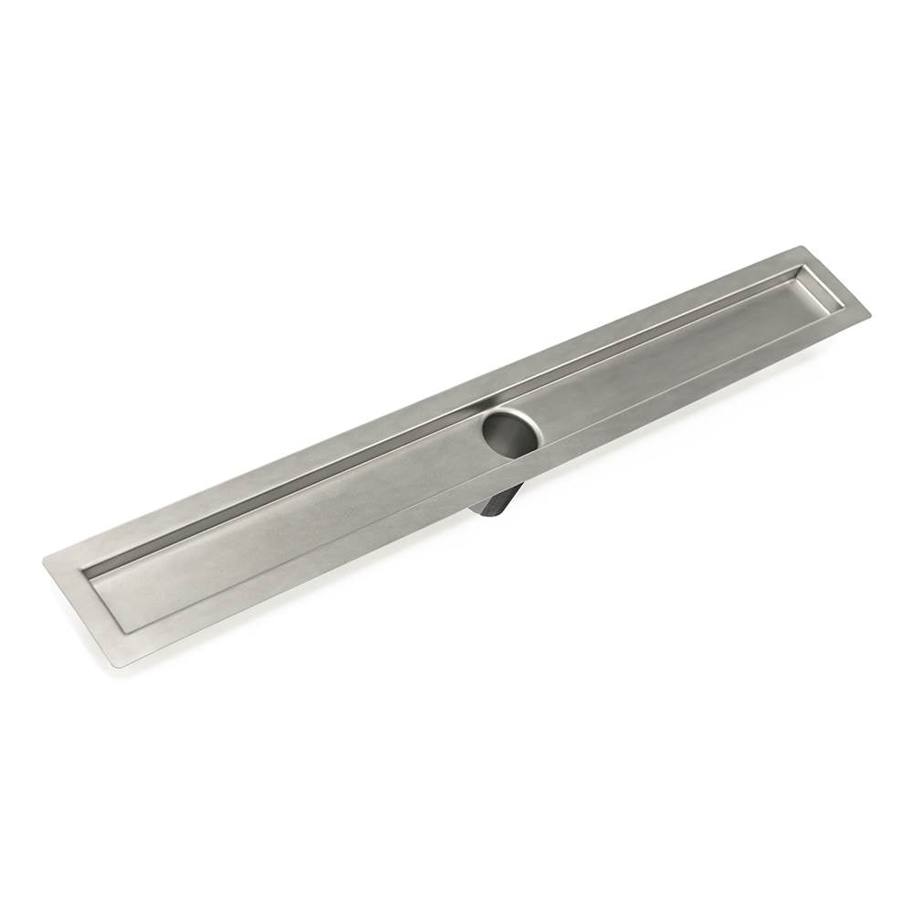 Infinity Drain FCH 6524 SS 1 - 24" FH 65 Stainless Steel Channel w/2" Outlet
1 - TNAS-T