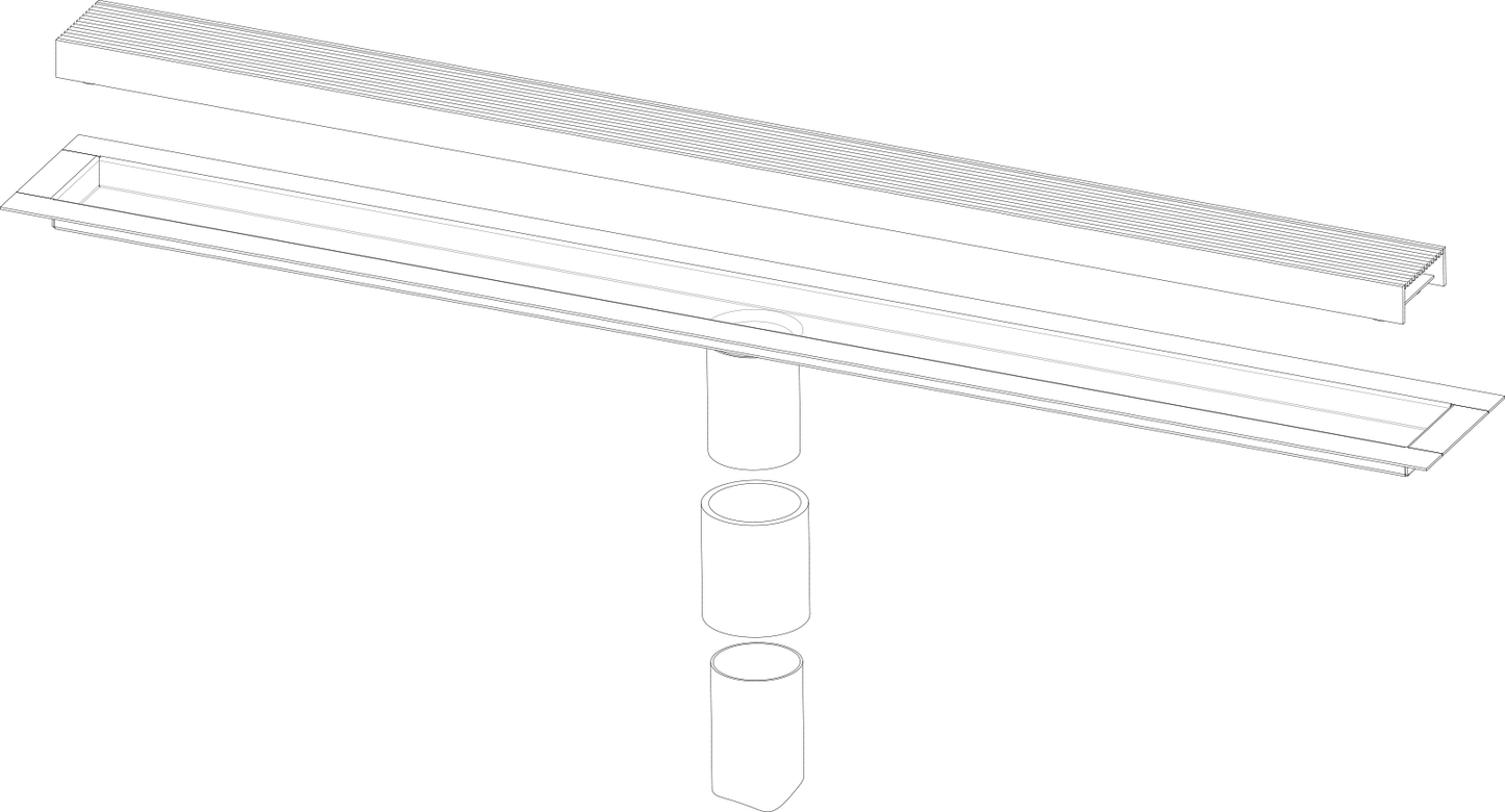 Infinity Drain FFAS 6548 48" Complete Kit for FFAS 65 - Parent