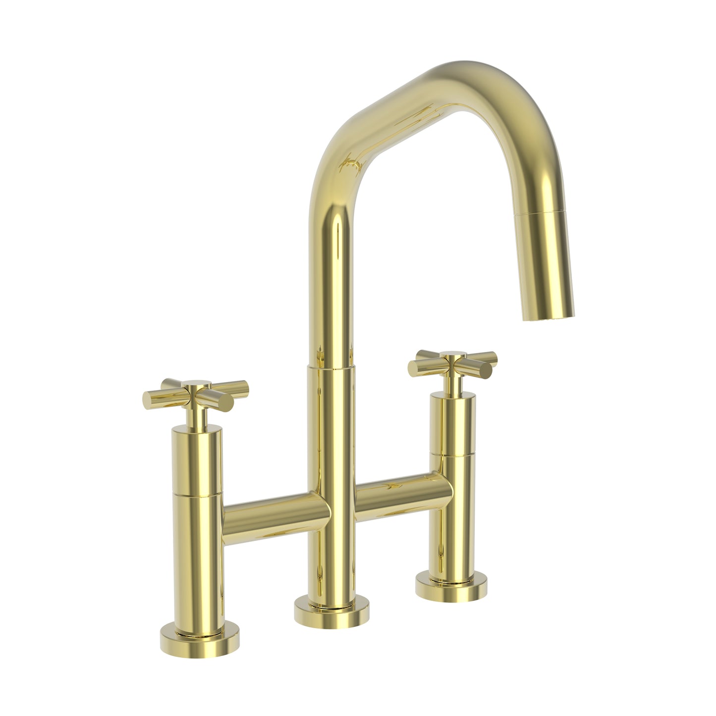 Newport Brass 1400-5462 East Square Kitchen Bridge Pull-Down Faucet - Parent