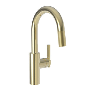 Newport Brass 3290-5223 Industrial, Lever Handle Prep/Bar Pull Down Faucet